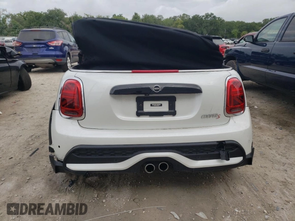 2023 MINI Convertible Cooper S z VIN WMW43DL01P3R28109, wystawiony jako Copart lot #58678604 z przebiegiem 3 682 mil mil oraz Szkoda całkowita • Salvage title. Historia ofert i sprzedaży dostępna na DreamBid. Obrazek 6.