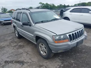 2000 Jeep Grand Cherokee Laredo with VIN 1J4GW48N9YC191779, listed as a IAAI auction lot 42378307 with 224,836 mi miles and . Bid and sale history available at DreamBid. Image 1.