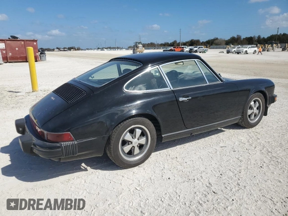 1975 Porsche 911 with VIN 9115202267, listed as a Copart auction lot 75863884 with 61,298 mi miles and Salvage title. Bid and sale history available at DreamBid. Image 3.