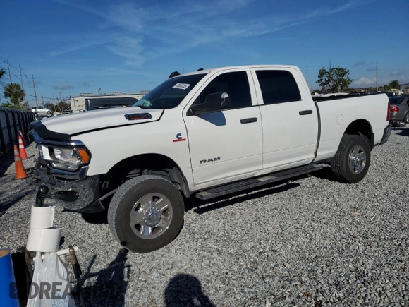 2022 Ram 2500 Tradesman with VIN 3C6UR5CL3NG176111, listed as a Copart auction lot 49666355 with 73,822 mi miles and Salvage Title. Bid and sale history available at carsss.com. Image 1.