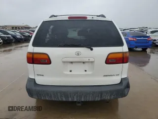 2000 Toyota Sienna CE with VIN 4T3GF19C4YU278505, listed as a Copart auction lot 44378515 with 208,571 mi miles and Salvage Title. Bid and sale history available at carsss.com. Image 6.