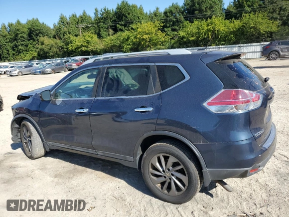 2016 Nissan Rogue SL with VIN 5N1AT2MV6GC759950, listed as a Copart auction lot 70302714 with Not Provided miles and Salvage Title. Bid and sale history available at DreamBid. Image 2.