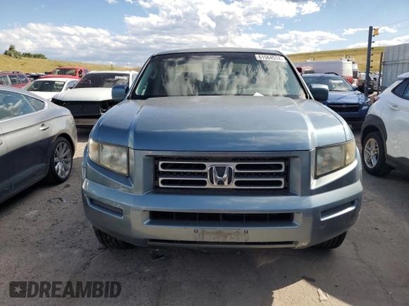 2007 Honda Ridgeline RTS with VIN 2HJYK16417H506015, listed as a Copart auction lot 61564514 with 160,944 mi miles and Clean Title. Bid and sale history available at carsss.com. Image 5.