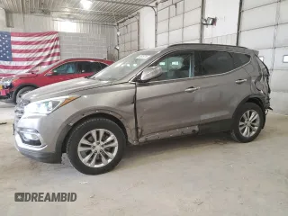 2018 Hyundai Santa Fe 2.0T with VIN 5NMZUDLA0JH060451, listed as a Copart auction lot 49518715 with 85,043 mi miles and Salvage title. Bid and sale history available at DreamBid. Image 1.