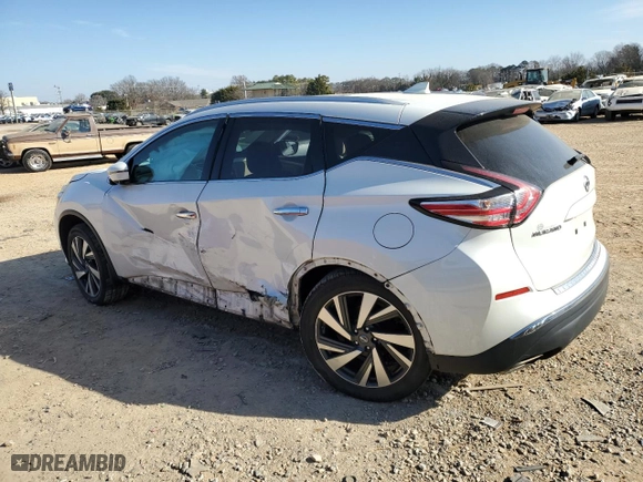 2017 Nissan Murano SL with VIN 5N1AZ2MG7HN106839, listed as a Copart auction lot 88459855 with 126,367 mi miles and Salvage Title. Bid and sale history available at carsss.com. Image 2.