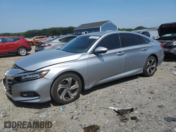 2019 Honda Accord EX-L with VIN 1HGCV2F58KA013235, listed as a Copart auction lot 63092455 with 104,877 mi miles and Salvage title. Bid and sale history available at DreamBid. Image 1.