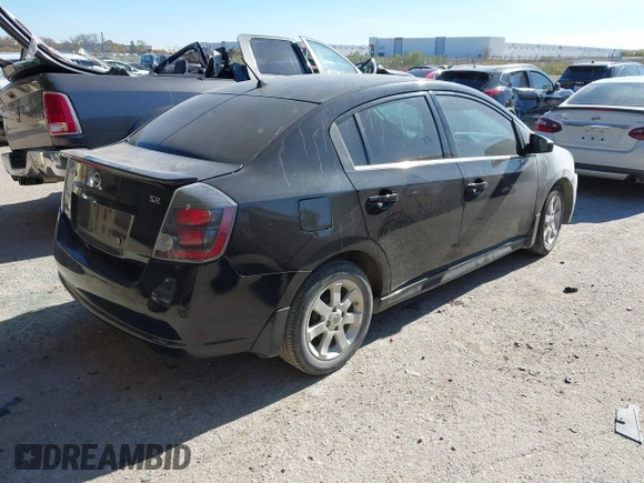 2011 Nissan Sentra SR with VIN 3N1AB6AP6BL706878, listed as a IAAI auction lot 40982931 with Not Provided miles and . Bid and sale history available at DreamBid. Image 4.