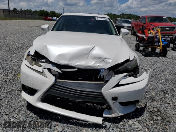 2014 Lexus IS 250 with VIN JTHBF1D22E5024186, listed as a Copart auction lot 61187265 with 261,266 mi miles and Salvage title. Bid and sale history available at DreamBid. Image 5.