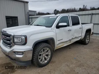 2018 GMC Sierra 1500 SLT z VIN 3GTU2NEC7JG621597, wystawiony jako Copart lot #44189255 z przebiegiem 118 663 mil mil oraz Szkoda całkowita • Salvage title. Historia ofert i sprzedaży dostępna na DreamBid. Obrazek 1.