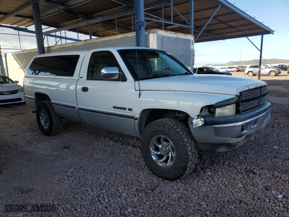 1996 Dodge Ram 1500 with VIN 1B7HF16Z1TJ145625, listed as a Copart auction lot 45428985 with 126,610 mi miles and Salvage Title. Bid and sale history available at carsss.com. Image 4.