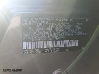 2014 Toyota RAV4 XLE with VIN 2T3WFREV3EW129094, listed as a Copart auction lot 41644975 with 138,291 mi miles and Salvage Title. Bid and sale history available at carsss.com. Image 12.
