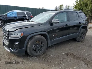 2021 GMC Acadia AT4 with VIN 1GKKNLLS9MZ184594, listed as a Copart auction lot 83914744 with 62,706 mi miles and Salvage Title. Bid and sale history available at carsss.com. Image 1.