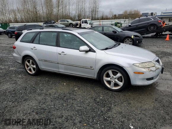 2005 Mazda 6 Sport S with VIN 1YVHP82D055M20066, listed as a Copart auction lot 47502445 with 150,543 mi miles and Clean Title. Bid and sale history available at DreamBid. Image 4.