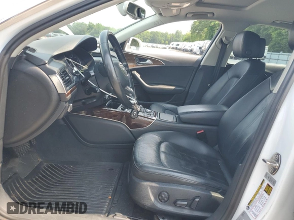 2013 Audi A6 Premium Plus with VIN WAUGFAFCXDN087416, listed as a Copart auction lot 59967605 with 112,279 mi miles and Salvage title. Bid and sale history available at DreamBid. Image 7.