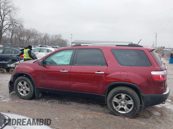2011 GMC Acadia SL with VIN 1GKKRNED3BJ257940, listed as a IAAI auction lot 41564647 with 180,664 mi miles and . Bid and sale history available at carsss.com. Image 14.