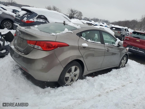 2012 Hyundai Elantra GLS with VIN 5NPDH4AE1CH064700, listed as a Copart auction lot 44126885 with 112,389 mi miles and Salvage Title. Bid and sale history available at carsss.com. Image 3.