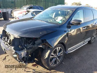 2018 Nissan Pathfinder SL with VIN 5N1DR2MM9JC647749, listed as a IAAI auction lot 41661226 with 48,738 mi miles. Bid and sale history available at carsss.com. Image 6.