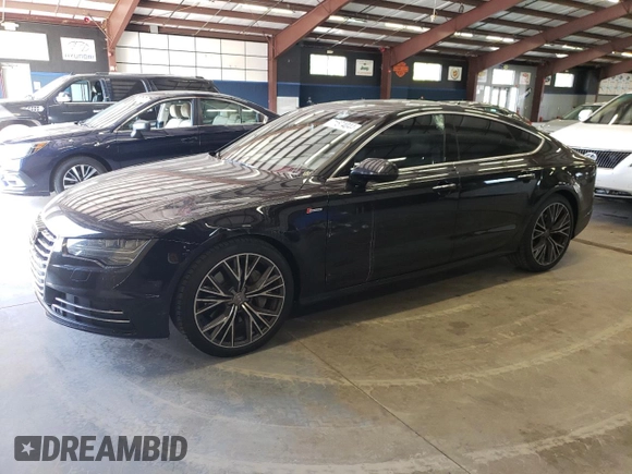 2016 Audi A7 3.0 Premium Plus with VIN WAUWGAFC5GN064672, listed as a Copart auction lot 71574044 with 64,927 mi miles and Salvage Title. Bid and sale history available at carsss.com. Image 1.