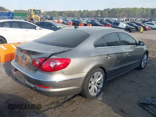2011 Volkswagen CC Sport with VIN WVWMN7AN5BE719367, listed as a IAAI auction lot 41900740 with 156,012 mi miles. Bid and sale history available at carsss.com. Image 4.
