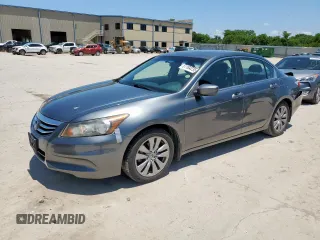 2012 Honda Accord EX with VIN 1HGCP2F77CA165598, listed as a Copart auction lot 61184235 with 163,258 mi miles and Salvage title. Bid and sale history available at DreamBid. Image 1.
