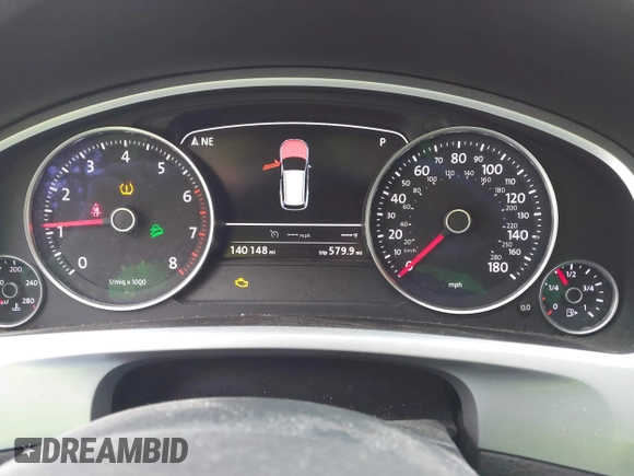 2013 Volkswagen Touareg Lux with VIN WVGEF9BP0DD005082, listed as a IAAI auction lot 41667026 with 140,148 mi miles and . Bid and sale history available at DreamBid. Image 7.