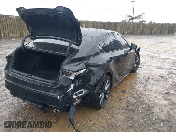 2025 Lexus IS 350 F Sport with VIN JTHGZ1E27S5038205, listed as a IAAI auction lot 42296351 with 3,771 mi miles and . Bid and sale history available at DreamBid. Image 4.