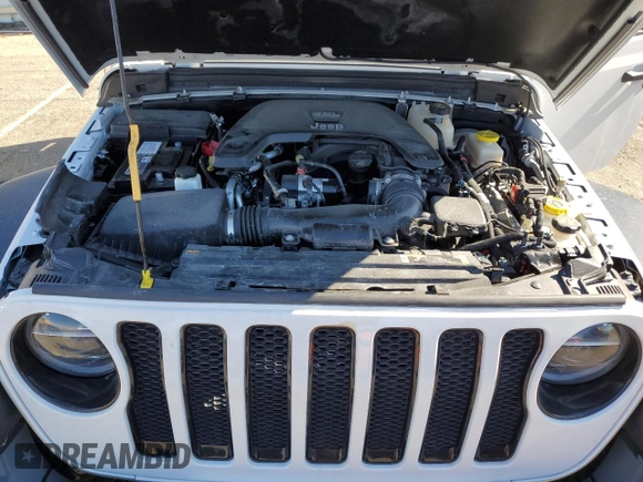 2021 Jeep Wrangler Unlimited Sport Altitude with VIN 1C4HJXDG2MW507355, listed as a Copart auction lot 45525405 with 22,511 mi miles and Salvage Title. Bid and sale history available at carsss.com. Image 13.