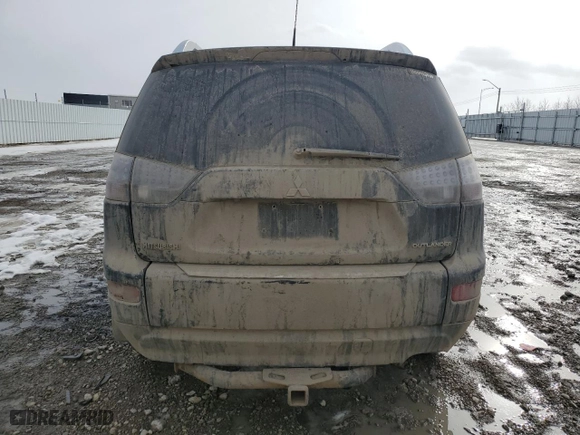 2009 Mitsubishi Outlander XLS with VIN JA4MT41X19Z602887, listed as a Copart auction lot 49666165 with 312,512 mi miles and Salvage Title. Bid and sale history available at carsss.com. Image 6.