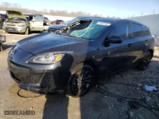 2012 Mazda Mazda3 i Touring with VIN JM1BL1L72C1691786, listed as a Copart auction lot 43922155 with 197,016 mi miles and Salvage Title. Bid and sale history available at carsss.com. Image 1.