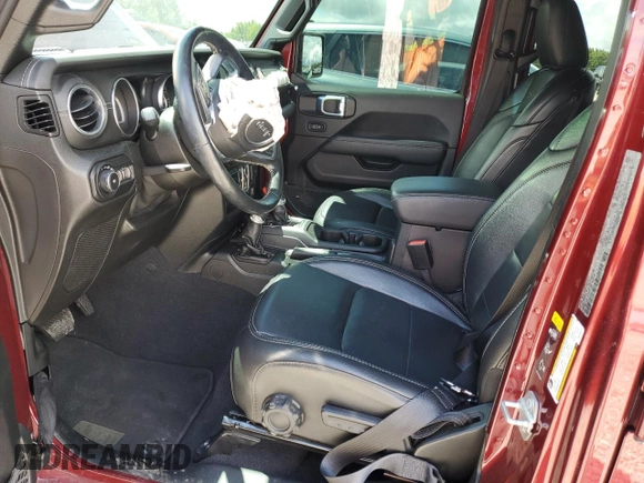 2021 Jeep Wrangler Unlimited Sahara High Altitude с VIN 1C4HJXEG7MW604145, выставлен на аукционе Copart как лот 61352514 с пробегом 55 459 миль миль и Списание • Salvage title. История ставок и продаж доступна на DreamBid. Изображение 7.