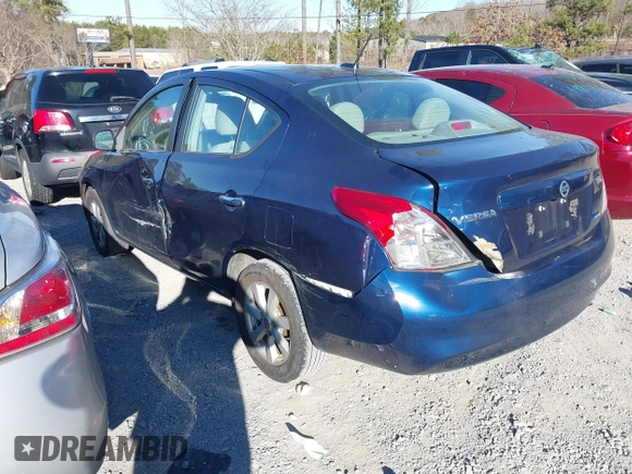 2012 Nissan Versa SV with VIN 3N1CN7AP0CL841801, listed as a IAAI auction lot 41364748 with 160,342 mi miles. Bid and sale history available at carsss.com. Image 3.