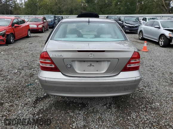 2003 Mercedes-Benz C 320 with VIN WDBRF64J93F369399, listed as a Copart auction lot 79799204 with Not Provided miles and Salvage Title. Bid and sale history available at DreamBid. Image 6.