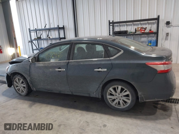 2013 Nissan Sentra SV with VIN 3N1AB7AP5DL666415, listed as a IAAI auction lot 41522465 with 140,832 mi miles. Bid and sale history available at carsss.com. Image 14.