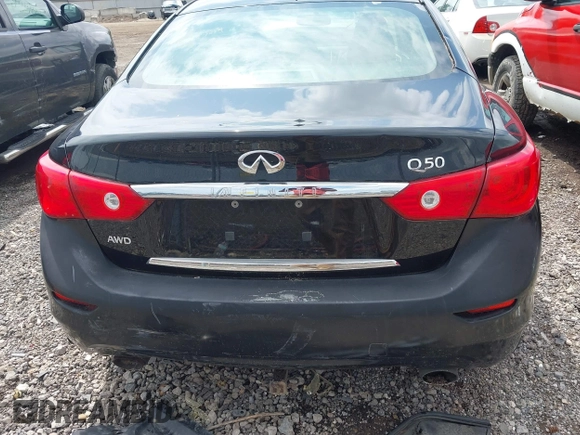 2014 Infiniti Q50 Premium z VIN JN1BV7AR4EM695666, wystawiony jako IAAI lot #42437594 z przebiegiem 141 008 mil mil oraz . Historia ofert i sprzedaży dostępna na DreamBid. Obrazek 17.