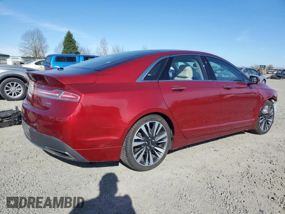 2017 Lincoln MKZ Hybrid Reserve with VIN 3LN6L5MU1HR659854, listed as a Copart auction lot 50583535 with 53,982 mi miles and Salvage Title. Bid and sale history available at DreamBid. Image 3.