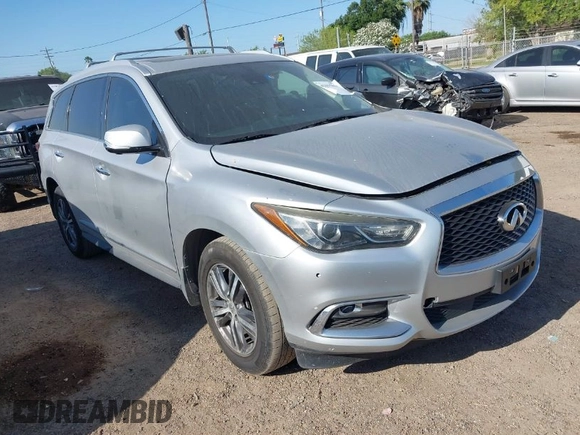 2020 Infiniti QX60 Pure with VIN 5N1DL0MN6LC524539, listed as a IAAI auction lot 42015864 with 29,251 mi miles and . Bid and sale history available at DreamBid. Image 1.