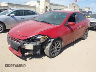 2013 Dodge Dart SXT with VIN 1C3CDFBA4DD103287, listed as a IAAI auction lot 41763711 with 138,187 mi miles. Bid and sale history available at carsss.com. Image 2.
