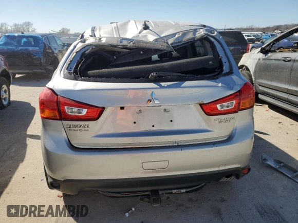 2015 Mitsubishi Outlander SE with VIN 4A4AP4AU3FE006050, listed as a Copart auction lot 49729755 with 106,276 mi miles and Salvage title. Bid and sale history available at DreamBid. Image 6.