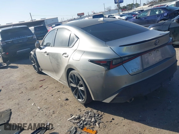 2021 Lexus IS 350 F Sport z VIN JTHGZ1B29M5042957, wystawiony jako IAAI lot #41711749 z przebiegiem 81 219 mil mil oraz . Historia ofert i sprzedaży dostępna na DreamBid. Obrazek 3.