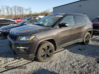 2020 Jeep Compass Altitude with VIN 3C4NJCBB9LT176748, listed as a Copart auction lot 50123145 with 87,018 mi miles and Clean Title. Bid and sale history available at carsss.com. Image 1.