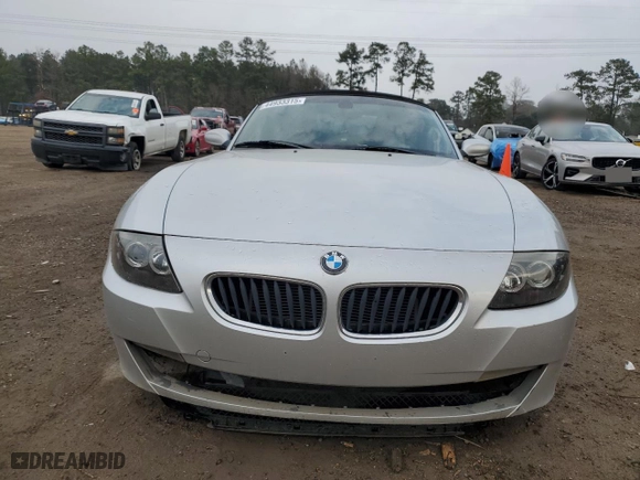 2006 BMW Z4 3.0i with VIN 4USBU33556LW67833, listed as a Copart auction lot 44933315 with 142,444 mi miles and Clean Title. Bid and sale history available at carsss.com. Image 5.