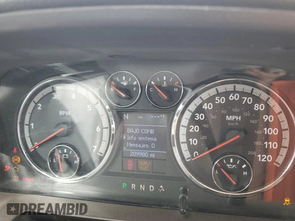 2009 Dodge 1500 SLT with VIN 1D3HV13T49S771702, listed as a Copart auction lot 52718855 with 209,980 mi miles and Non Repairable. Bid and sale history available at carsss.com. Image 9.