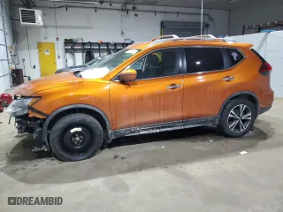 2020 Nissan Rogue SV with VIN JN8AT2MV3LW104209, listed as a Copart auction lot 43309955 with 88,147 mi miles and Salvage Title. Bid and sale history available at carsss.com. Image 1.