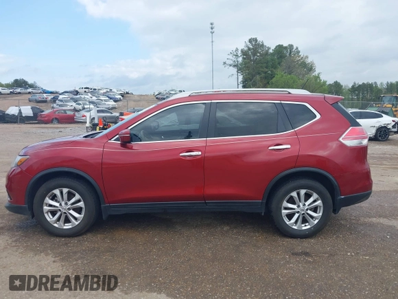 2014 Nissan Rogue SV with VIN 5N1AT2MT5EC761832, listed as a IAAI auction lot 41959114 with 57,494 mi miles and . Bid and sale history available at DreamBid. Image 14.
