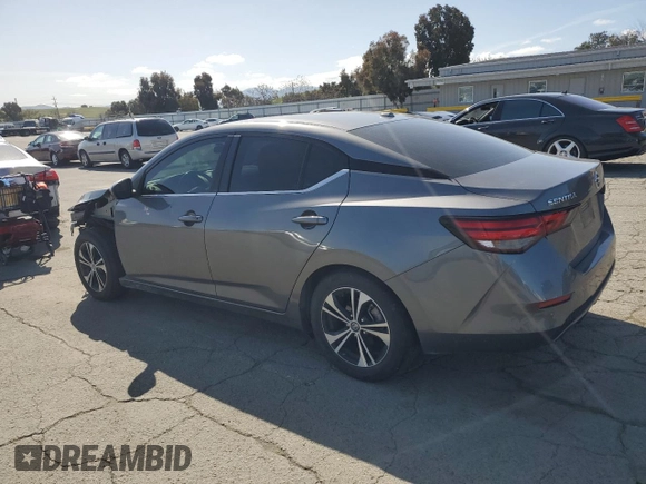 2021 Nissan Sentra SV with VIN 3N1AB8CV8MY294640, listed as a Copart auction lot 51853695 with 111,134 mi miles and Salvage Title. Bid and sale history available at DreamBid. Image 2.