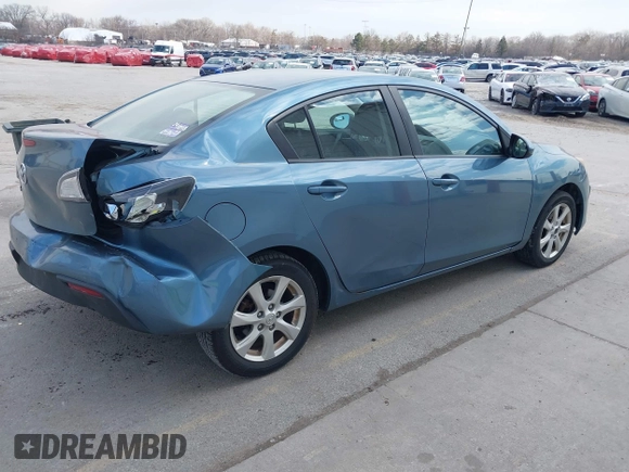 2010 Mazda Mazda3 i Touring with VIN JM1BL1SF9A1263493, listed as a IAAI auction lot 41878775 with 160,739 mi miles. Bid and sale history available at carsss.com. Image 4.