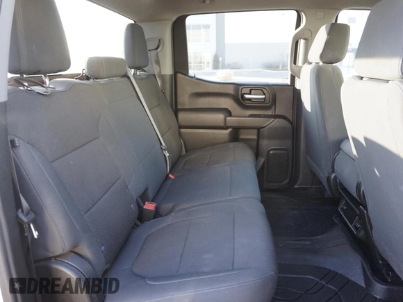 2021 Chevrolet Silverado 1500 Work Truck with VIN 1GCUYAEF7MZ143140, listed as a Copart auction lot 83848554 with 50,449 mi miles and Clean Title. Bid and sale history available at DreamBid. Image 6.