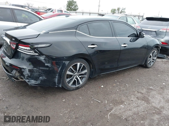 2020 Nissan Maxima SV with VIN 1N4AA6CV1LC366750, listed as a IAAI auction lot 40783161 with 101,880 mi miles. Bid and sale history available at carsss.com. Image 4.