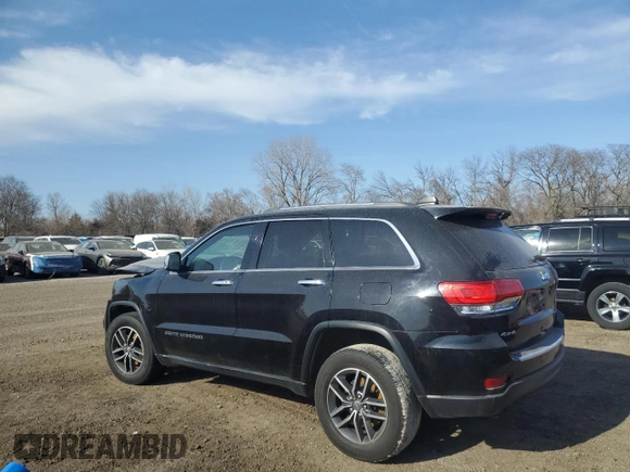 2018 Jeep Grand Cherokee Limited with VIN 1C4RJFBG3JC406498, listed as a Copart auction lot 48665865 with 121,948 mi miles and Salvage Title. Bid and sale history available at DreamBid. Image 2.