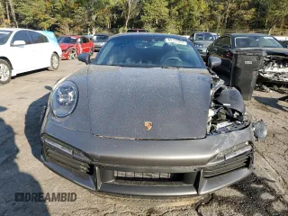 2024 Porsche 911 Turbo with VIN WP0AD2A99RS253482, listed as a Copart auction lot 80100954 with 0 mi miles and Salvage Title. Bid and sale history available at carsss.com. Image 5.